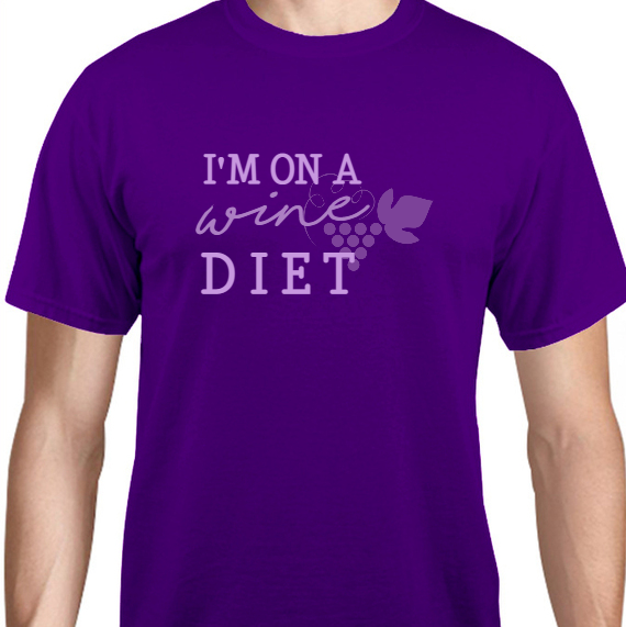 Parties & Events Im On Wine D Unisex Basic Tee T-Shirts Style 131701