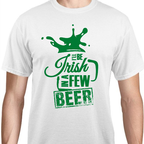 St Patrick Day Irish Ill Be In Few Unisex Basic Tee T-Shirts Style 116650