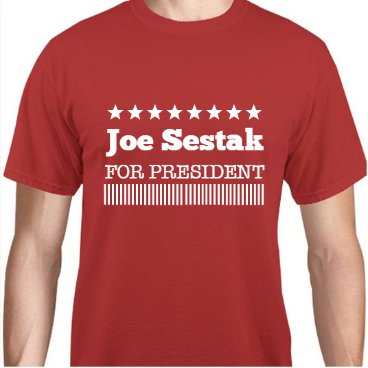 Joe Sestak For President Unisex Basic Tee T-Shirts Style 111074