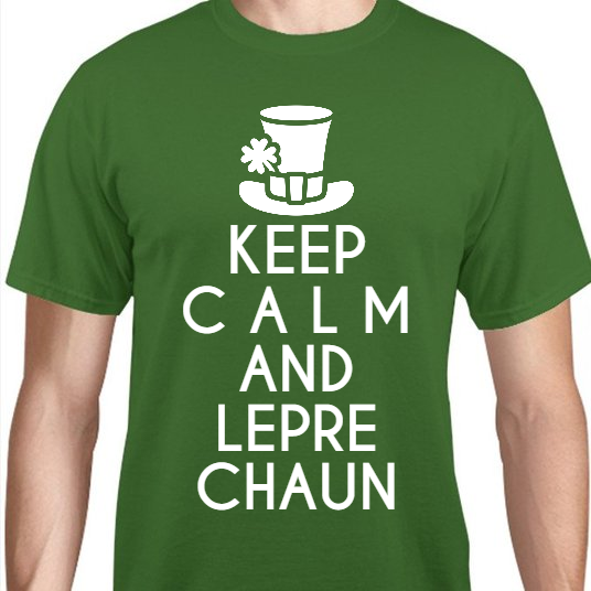 St Patrick Day Keep L M And Lepre Chaun Unisex Basic Tee T-Shirts Style 116834
