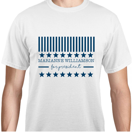 Marianne Williamson For President Unisex Basic Tee T-Shirts Style 111077