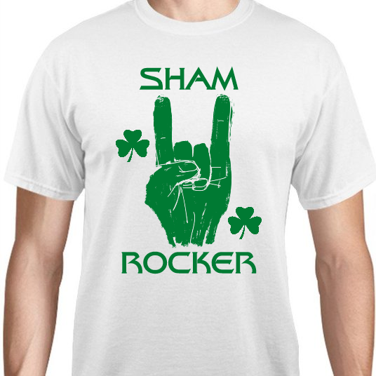 St Patrick Day Sham Rocker Unisex Basic Tee T-Shirts Style 116769