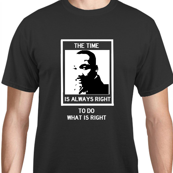 Holiday The Time Is Always Right To Do What Unisex Basic Tee T-Shirts Style 128327