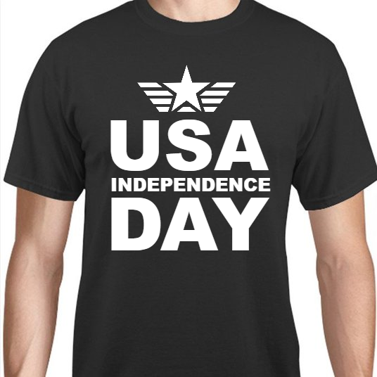 Independence Day Usa Unisex Basic Tee T-Shirts Style 119403