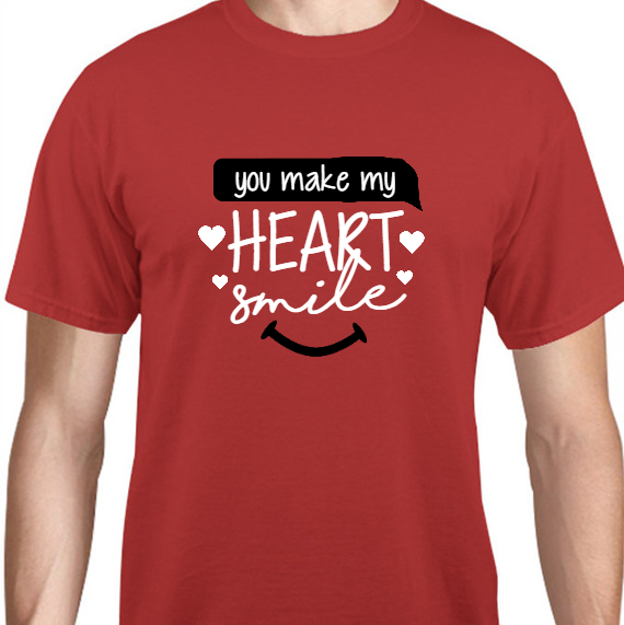 Holiday You Make My Heart Smile Unisex Basic Tee T-Shirts Style 128206
