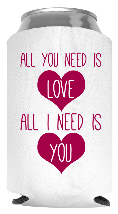Valentine Day Full Color Foam Collapsible Coolies Style 80140