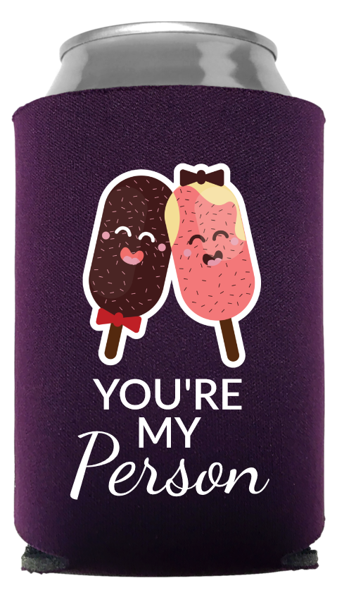 Valentines Day Full Color Foam Collapsible Coolies Style 100671