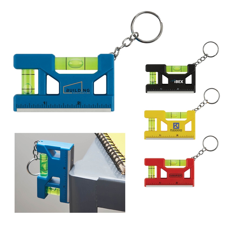 Valumark Hank 3" Level / Ruler Keyring
