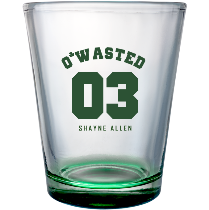 Wasted Squad St. Patrick’s Clear Shot Glass