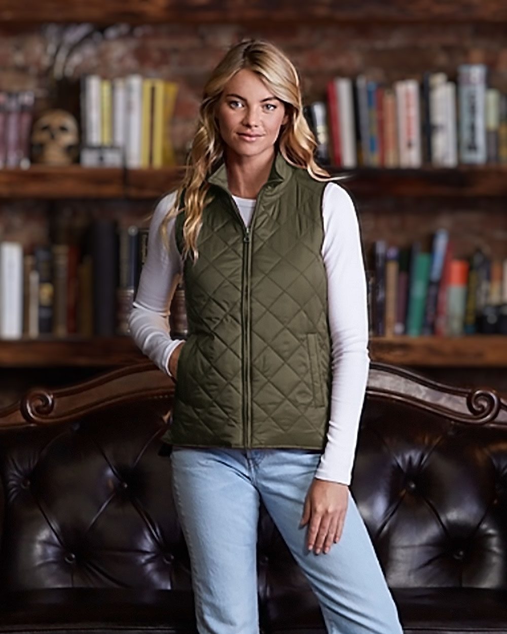 Weatherproof Women's Vintage Diamond Quilted Vest - W207359