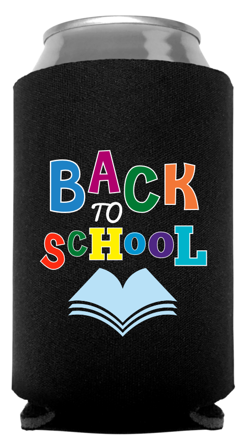 Back To School Full Color Foam Collapsible Coolies Style 110244