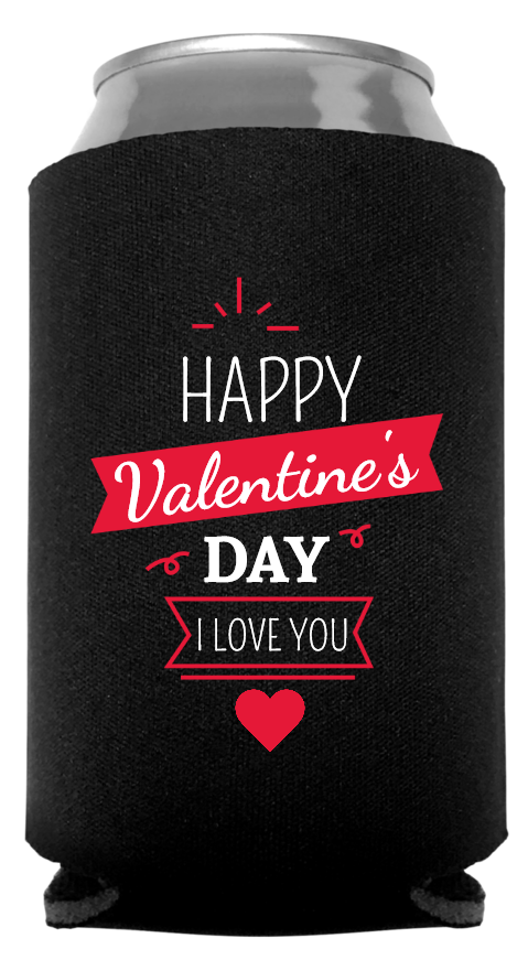Valentines Day Full Color Foam Collapsible Coolies Style 115953