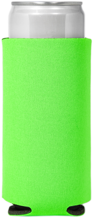 Neon Green - Slim Can Coolers
