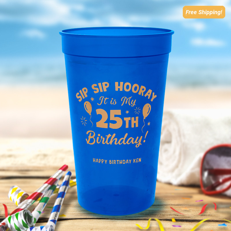 22oz Translucent Stadium Cups