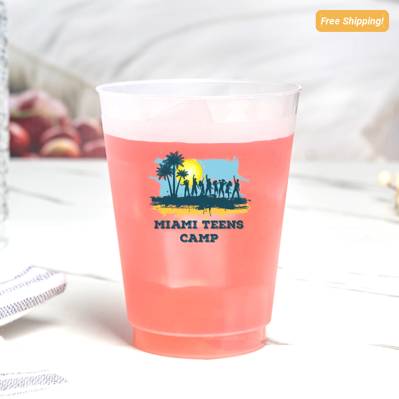 16oz Frosted Stadium Cups