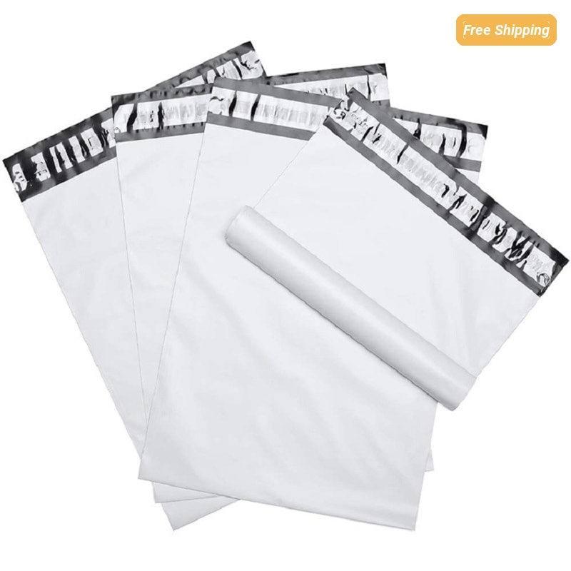 Blank Poly Mailer Self-Sealing Shipping Bags