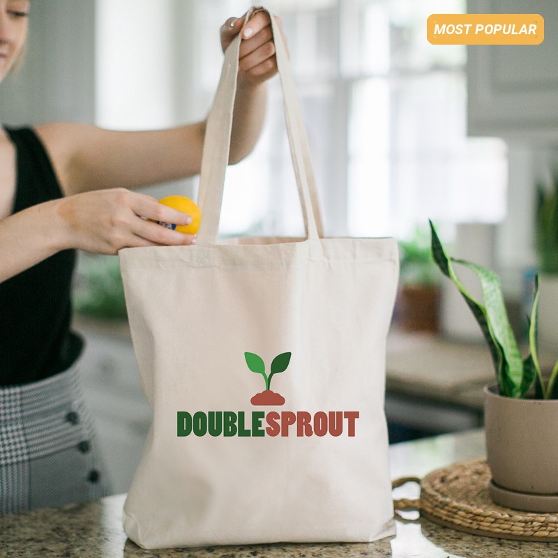 Custom Cotton Grocery Tote Bags