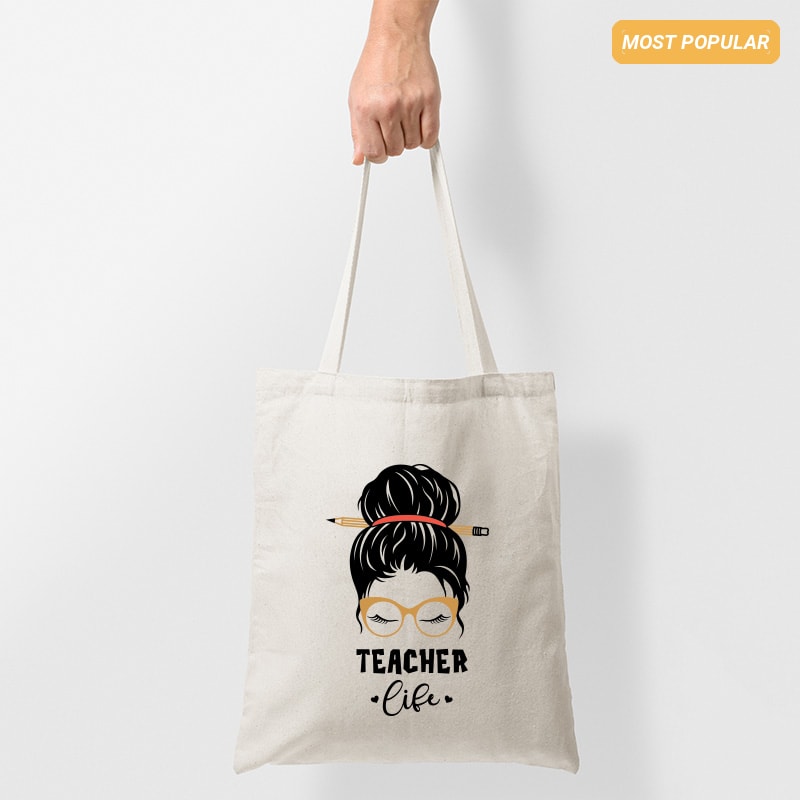 Custom Everyday Cotton Tote Bags