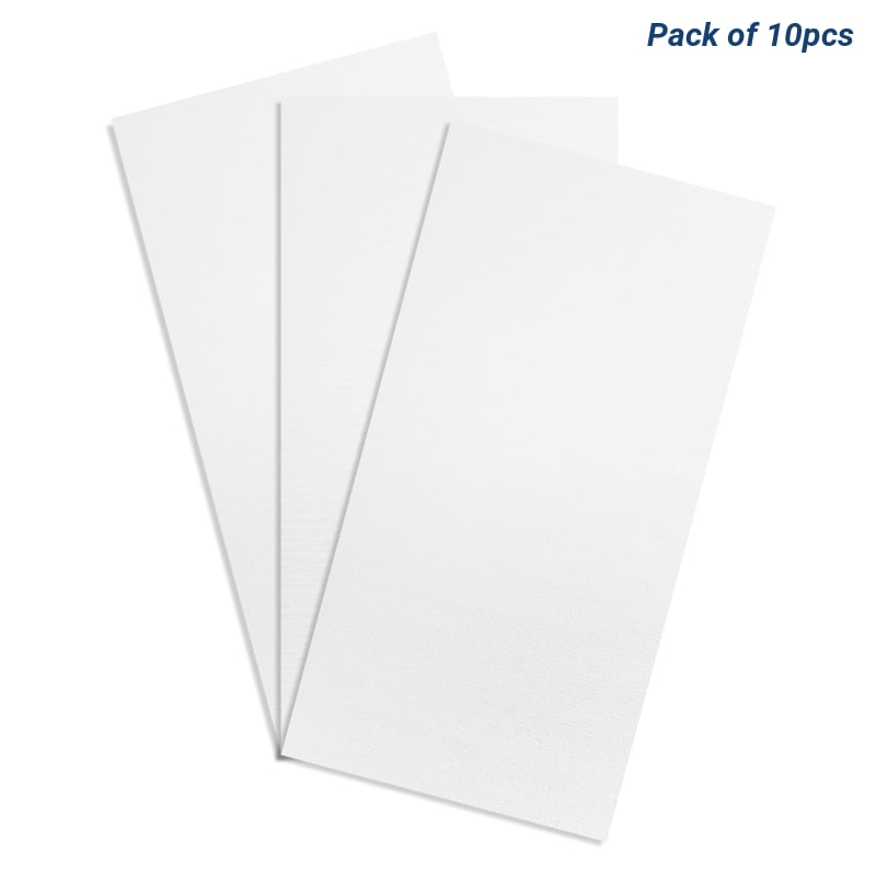 Unsewn White Can Sleeves for Sublimation Printing - Pack of 10pcs