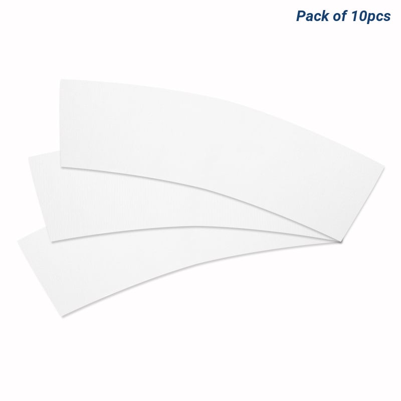 Unsewn White Coffee Wraps for Sublimation Printing - Pack of 10pcs