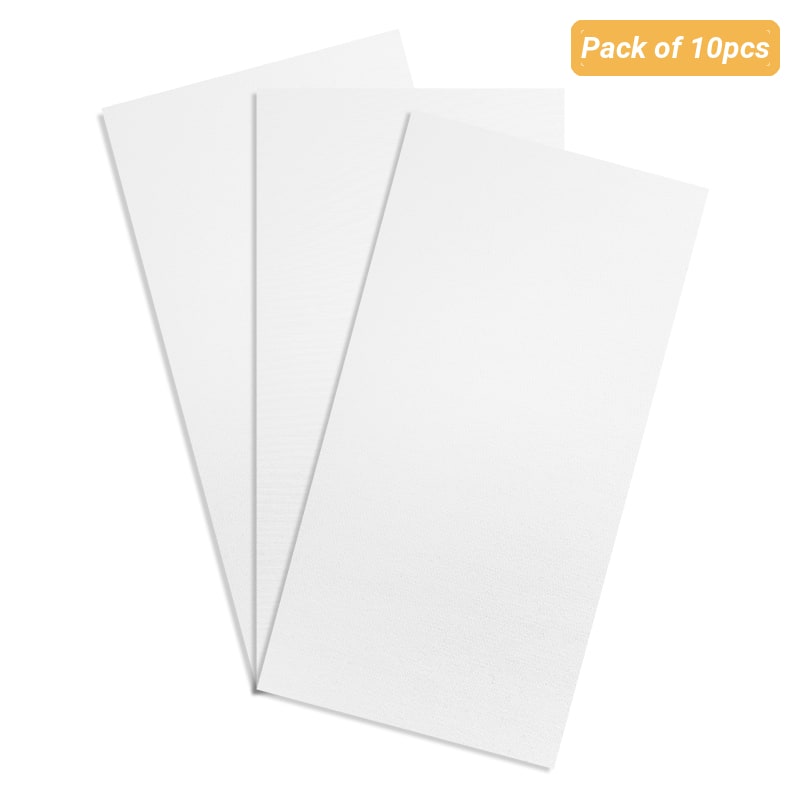 Unsewn White Can Sleeves for Sublimation Printing - Pack of 10pcs