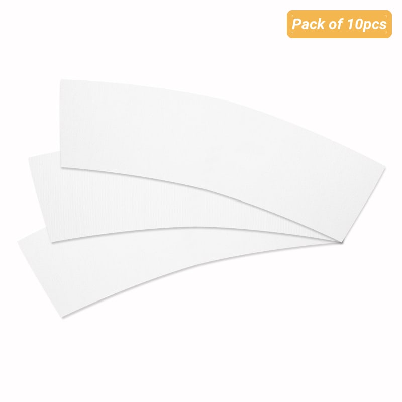 Unsewn White Coffee Wraps for Sublimation Printing - Pack of 10pcs