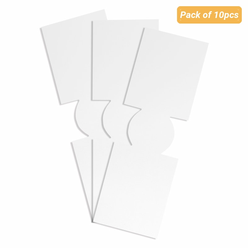 Unsewn White Slim Coolies for Sublimation Printing - Pack of 1000pcs
