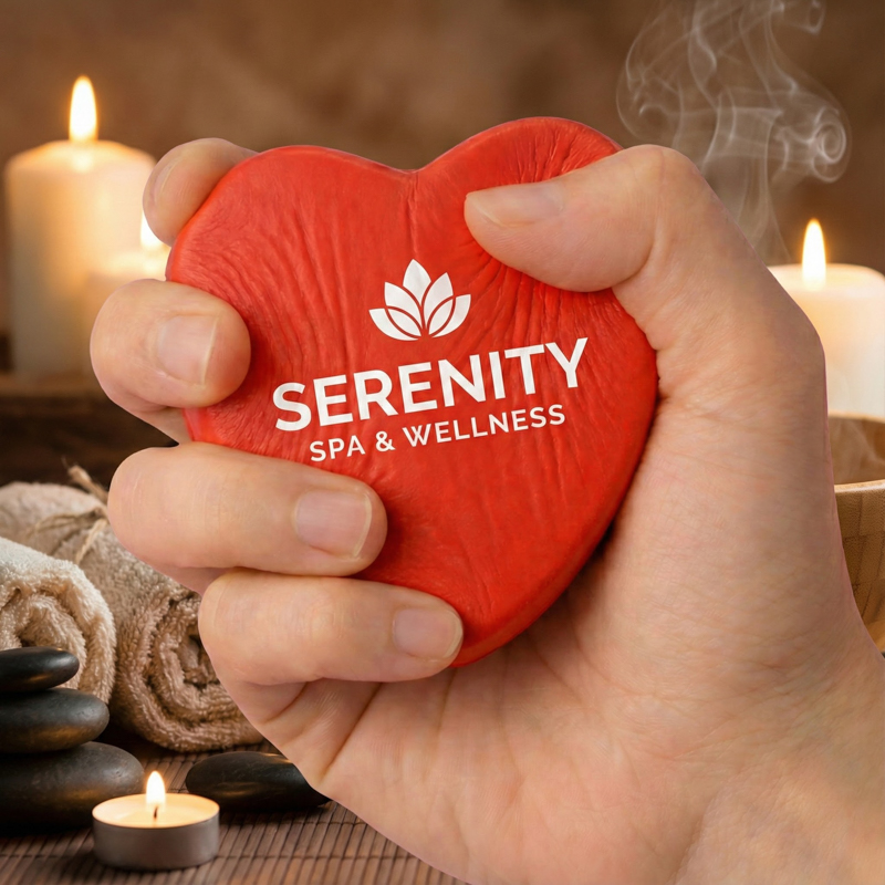 Custom Candy Heart Stress Balls
