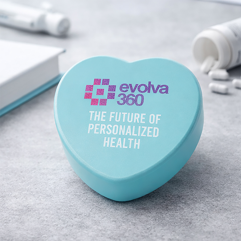 Custom Candy Heart Stress Balls