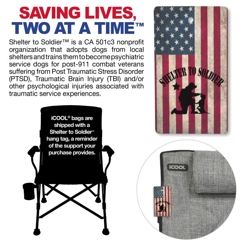 USA Flag Folding Chair