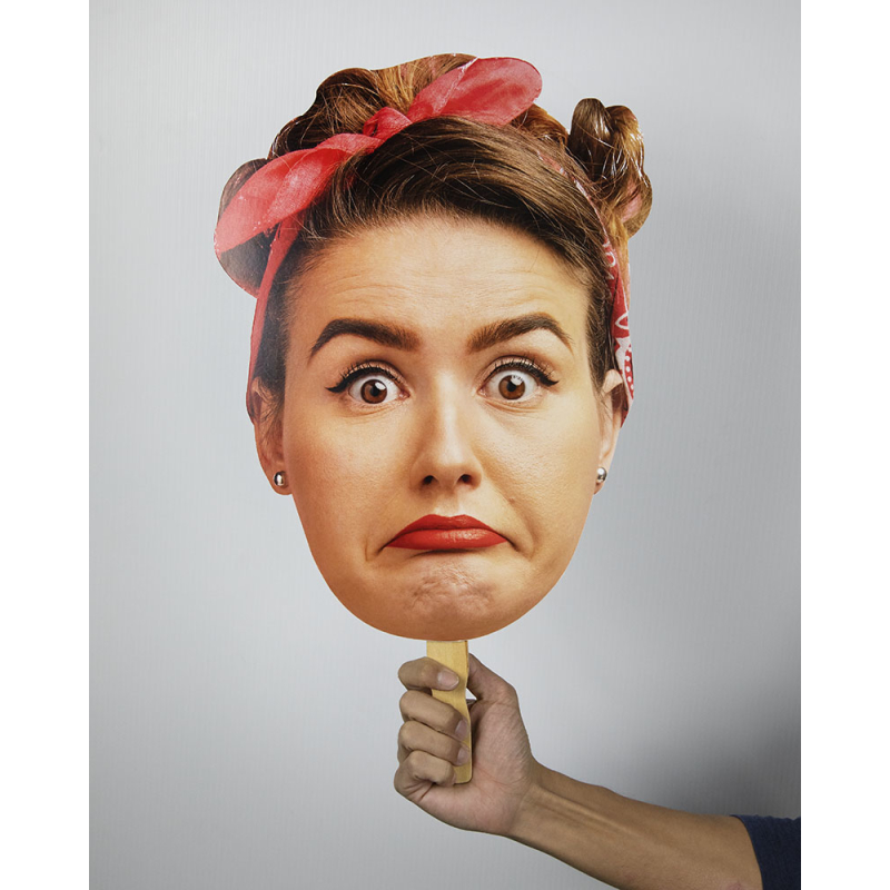 Big Head Cutouts on Stick
