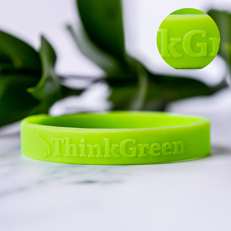 Green Silicone Wristbands with Fun Irish Slogans