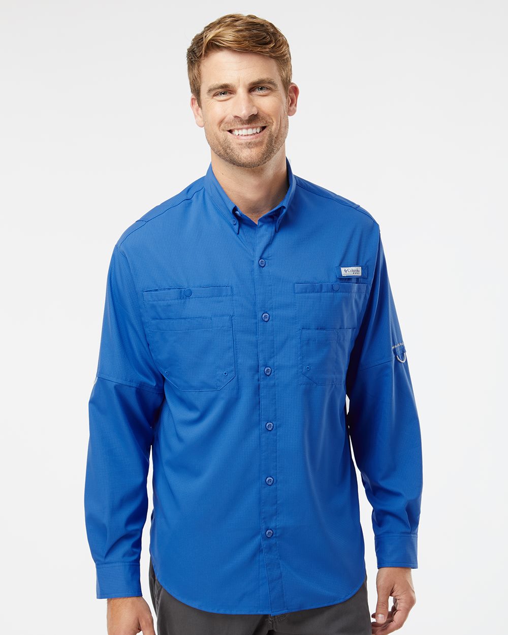 2*D様 Backside summit design. 2second2pla Columbia Men's PFG Tamiami™ II Shirt - 212467 - Imprint.Com