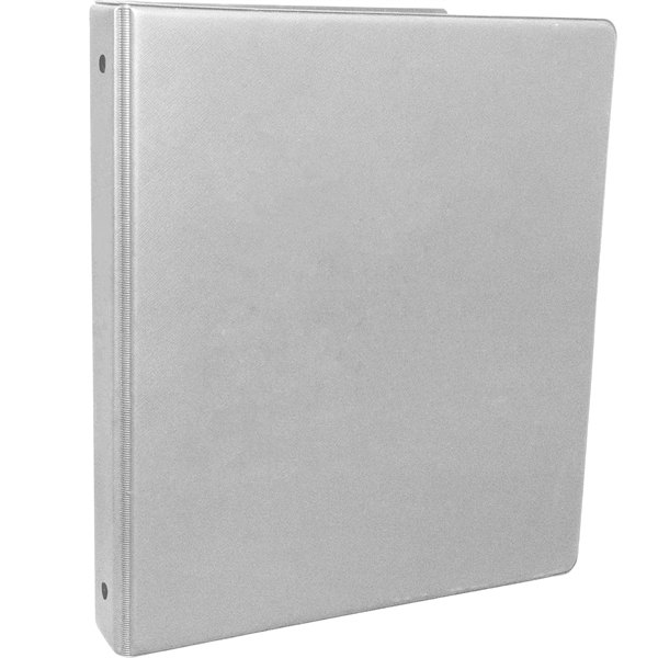 1.5 Inch Round 3-Ring Binder with Pockets_White - Pockets