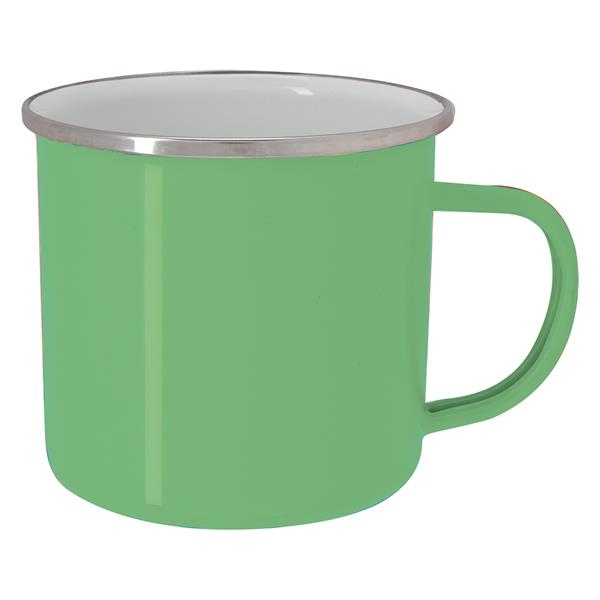 Lime Green - Enamel Mugs