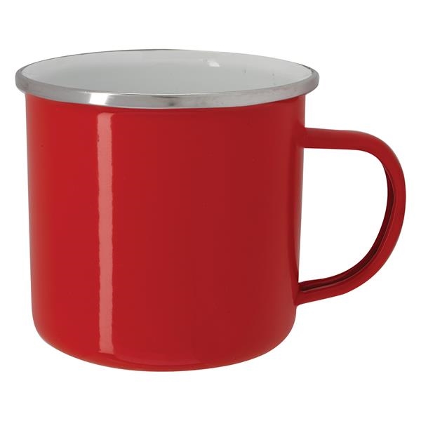 Red - Metal Mugs