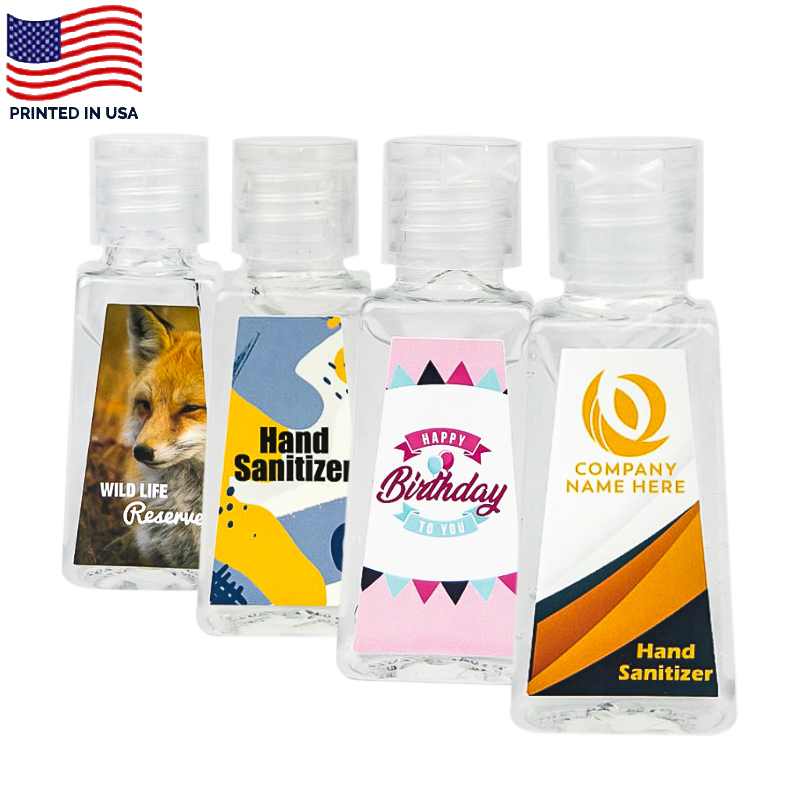 1oz Custom Hand Sanitizer Triangle Bottles