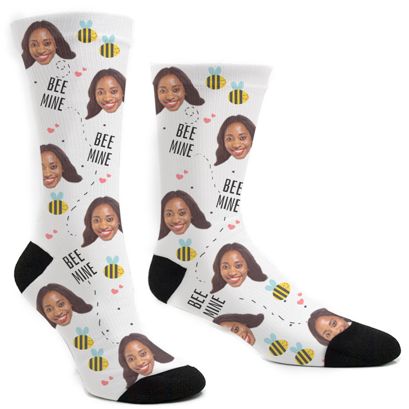 Custom Bee Mine Socks