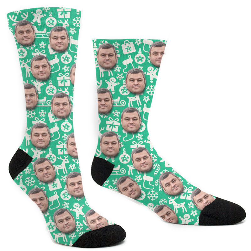 Custom Christmas Present Socks