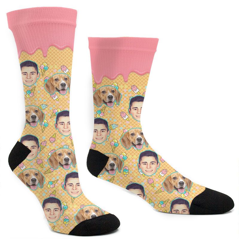 Custom Ice Cream Socks
