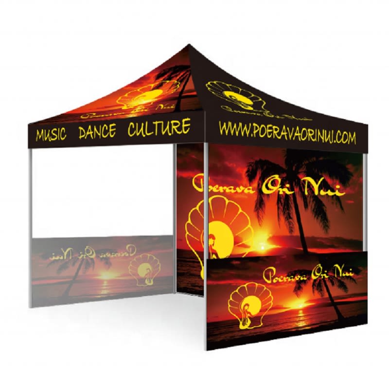 10ft X 10ft Full Color Pop Up Canopy Tents