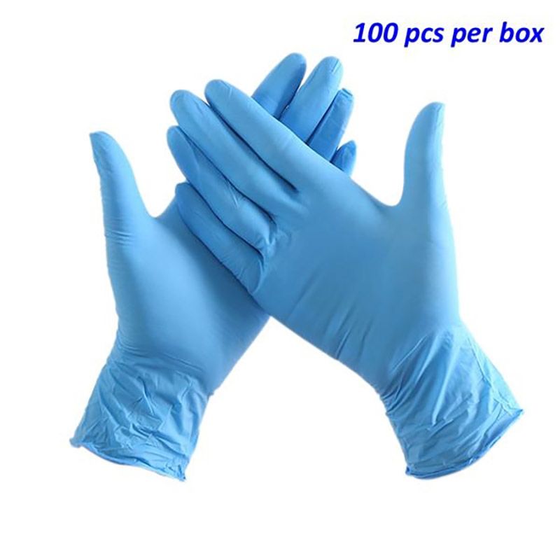 Disposable Nitrile Gloves - Box Of 100pcs