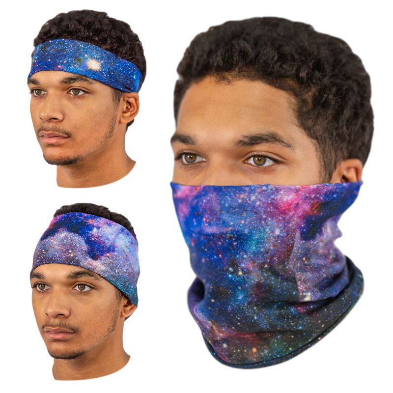 Full Color Multi-Functional Face Covering Neck Gaiters