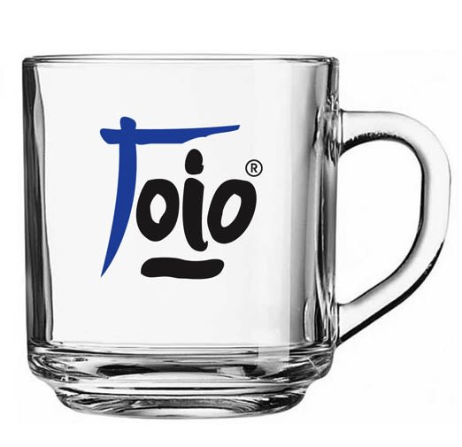 Handy Glass Coffee Mug- 10 Oz.