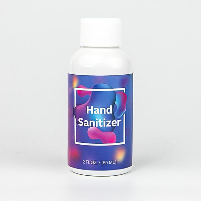 2 Oz Hand Sanitizers with Full Color Custom Label - Dispensers-soap