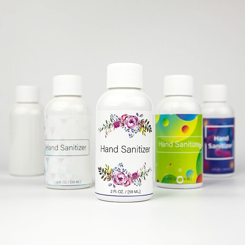 1-2 Oz Hand Sanitizers with Full Color Custom Label - Cleaners