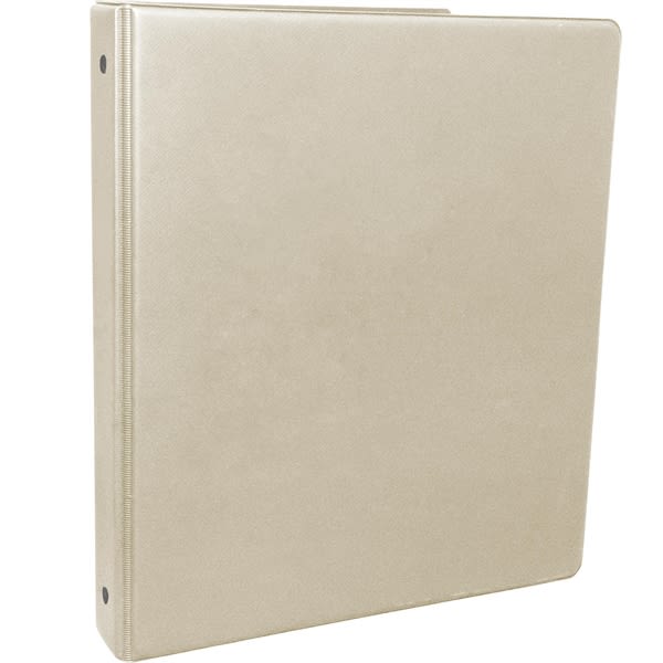 1.5 Inch Round 3-Ring Binder with Pockets_Ivory - Office