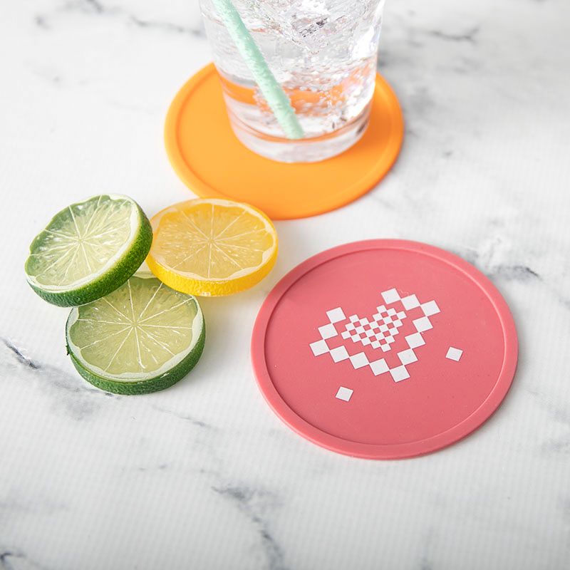 Custom Silicone Drink Coasters - Printed - Silicone Coasters