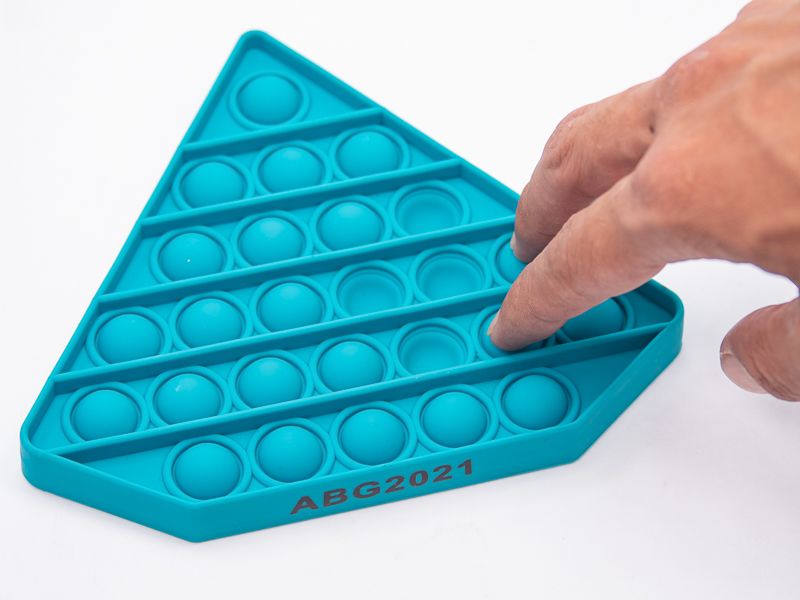 02Custom Printed Silicone Push Pop Bubble Fidget Toys - 