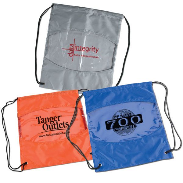 The Clear-view Drawstring Bag